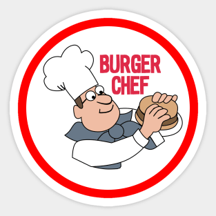 Burger Chef Burger Chef Vintage Restaurant Sticker